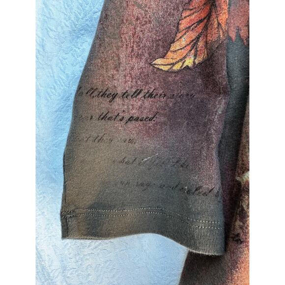 Y2K Top Fall Autumn RusticLuxury Ephemera FarmCore Rustic Grunge Gypsy Biker - Picture 11 of 13